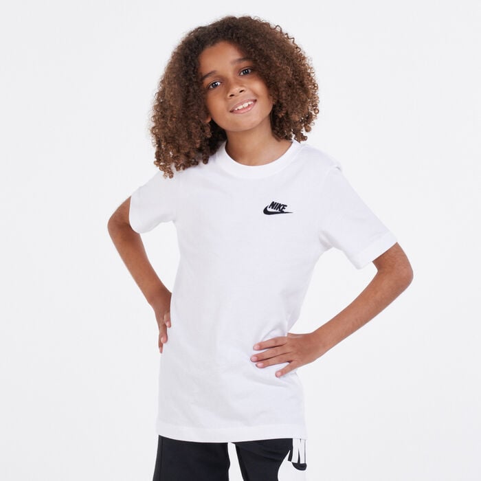 Nike Kids' Sportswear T-Shirt (Older Kids) White Nike Kids' Sportswear T-Shirt (Older Kids) White image number 0