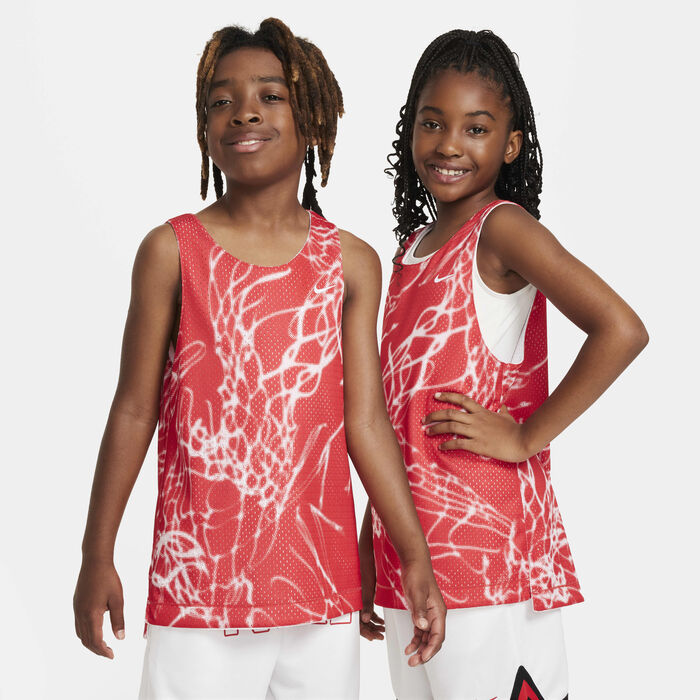 Nike Kids' Culture of Basketball Reversible Jersey White Nike Kids' Culture of Basketball Reversible Jersey White image number 4