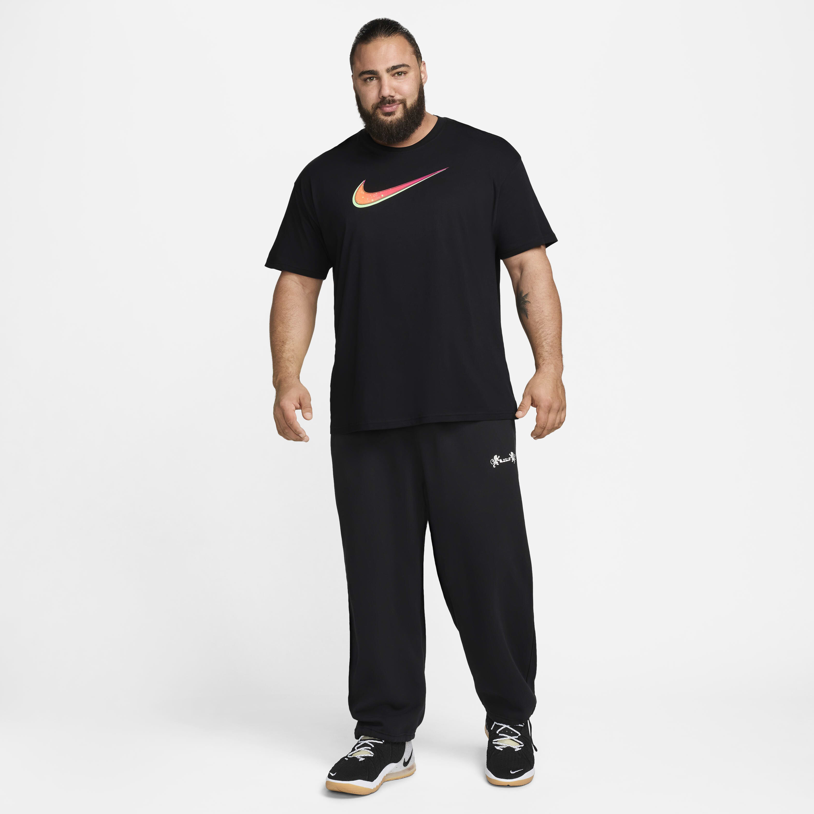 Shop Nike Men's M90 Basketball T-Shirt LeBron Black Online