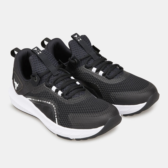 Under Armour Mens Project Rock 3 Black HOVR Training India