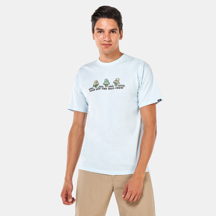 Vans Men's Happy Mushrooms T-Shirt Blue Vans Men's Happy Mushrooms T-Shirt Blue image number 0