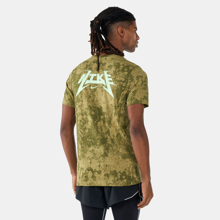 Nike Men's Dri-FIT Training T-Shirt Green Nike Men's Dri-FIT Training T-Shirt Green image number 1