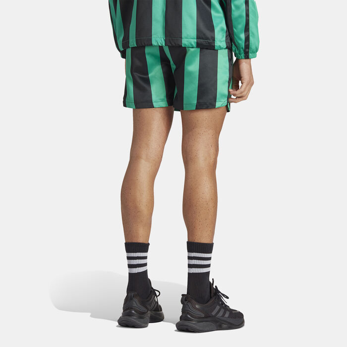 adidas Men's Satin Shorts Green adidas Men's Satin Shorts Green image number 1