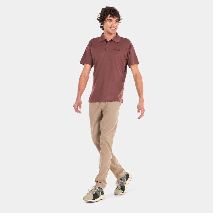 Columbia Men's Utilizer™ Polo T-Shirt Red Columbia Men's Utilizer™ Polo T-Shirt Red image number 2