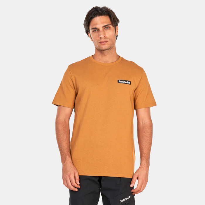 Timberland Men's Heavyweight Logo T-Shirt yellow Timberland Men's Heavyweight Logo T-Shirt yellow image number 0
