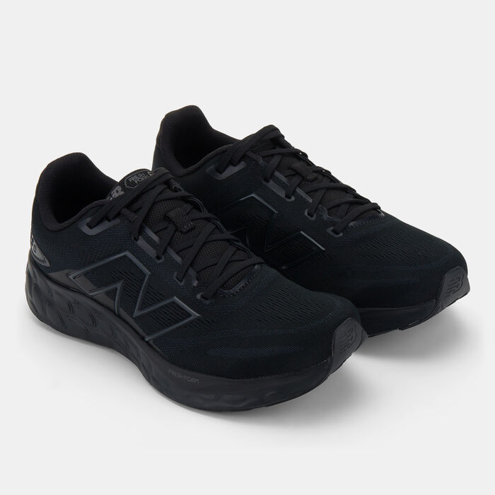 New Balance Men's Fresh Foam 680 v8 Running Shoes Black New Balance Men's Fresh Foam 680 v8 Running Shoes Black image number 1