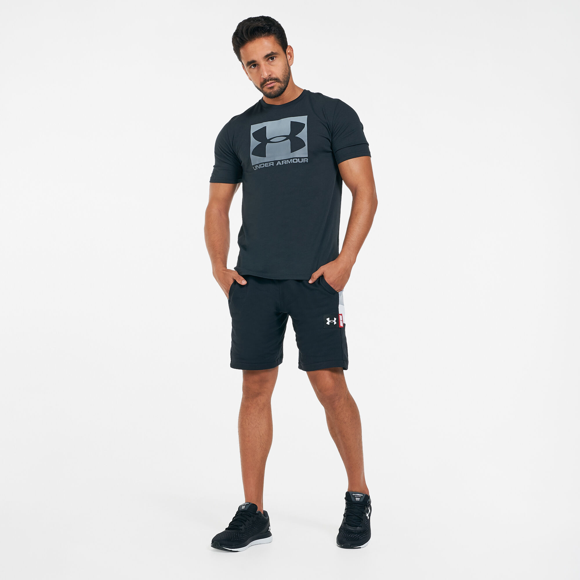Under armour boxed sportstyle t shirt mens sales