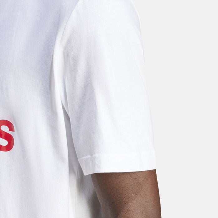 adidas Men's Spain DNA Graphic T-Shirt White adidas Men's Spain DNA Graphic T-Shirt White image number 4