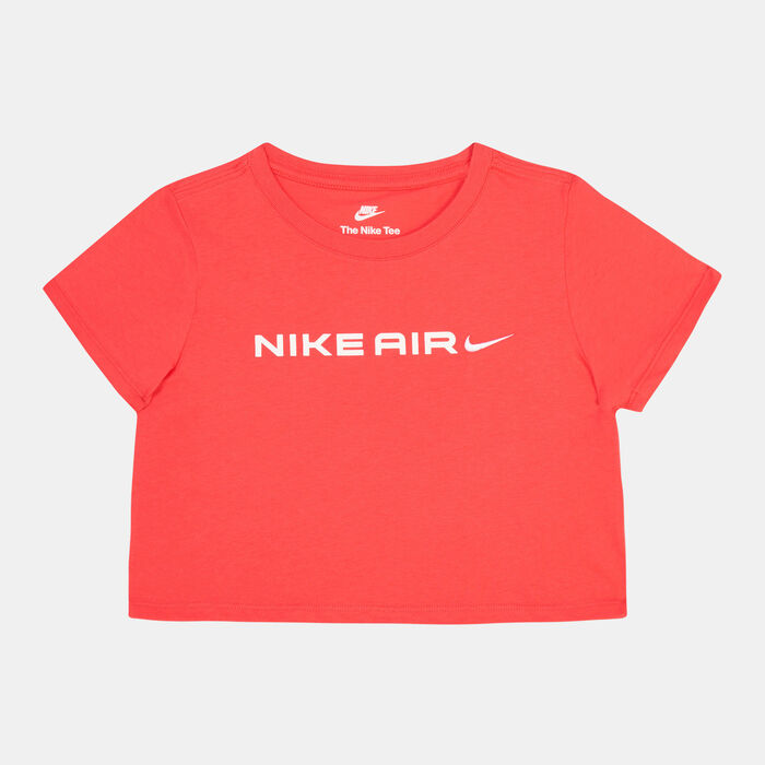 Nike Kids' Sportswear Cropped Air T-Shirt Pink Nike Kids' Sportswear Cropped Air T-Shirt Pink image number 0