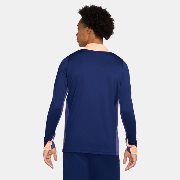 Nike Men's Strike Dri-FIT 1/2-Zip Football Drill Top Blue image number 1