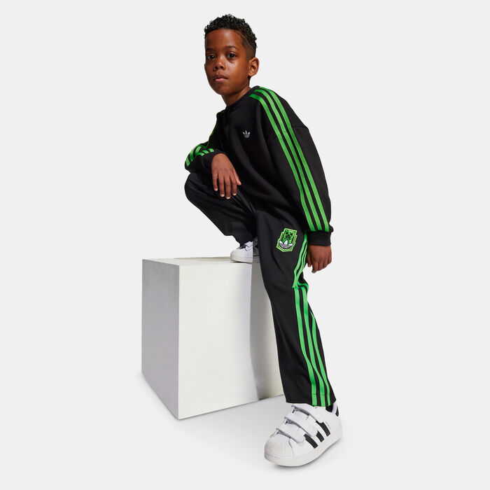 adidas Originals Kids' Minecraft Top And Pants Set Black image number 2