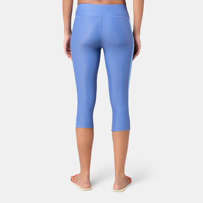 COEGA Women's 3/4 Swimming Leggings Blue