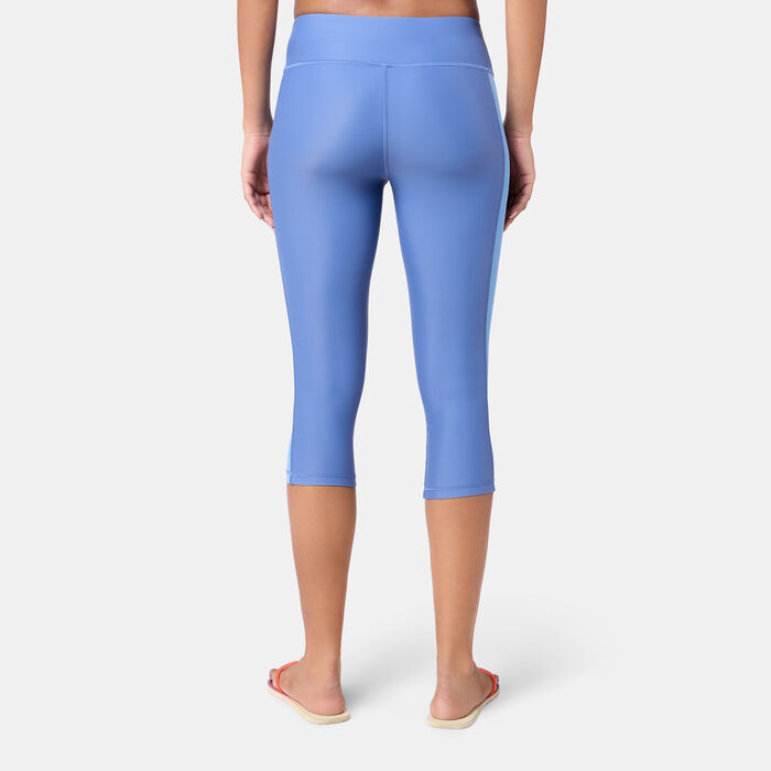COEGA Women's 3/4 Swimming Leggings Blue COEGA Women's 3/4 Swimming Leggings Blue image number 1