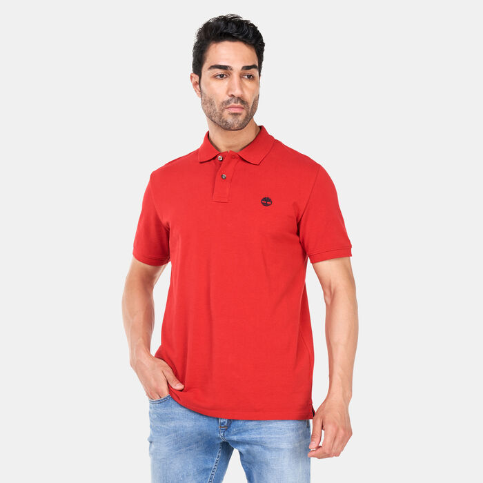 Timberland Men's Millers River Polo Shirt Red Timberland Men's Millers River Polo Shirt Red image number 0