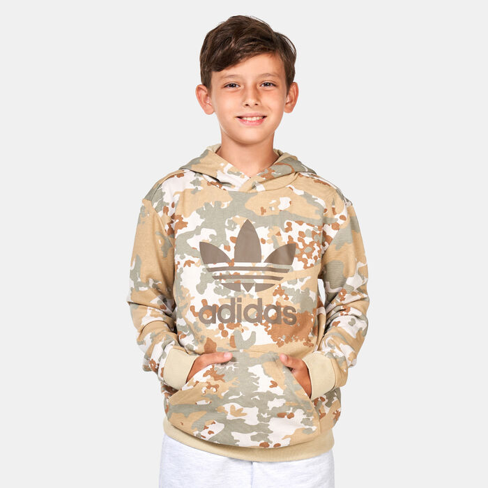 adidas Originals Kids' Camo Hoodie Multi-Color image number 0