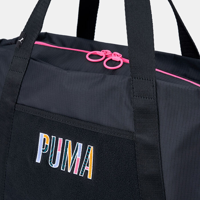PUMA Women's Prime Street Shopper Bag Black PUMA Women's Prime Street Shopper Bag Black image number 3