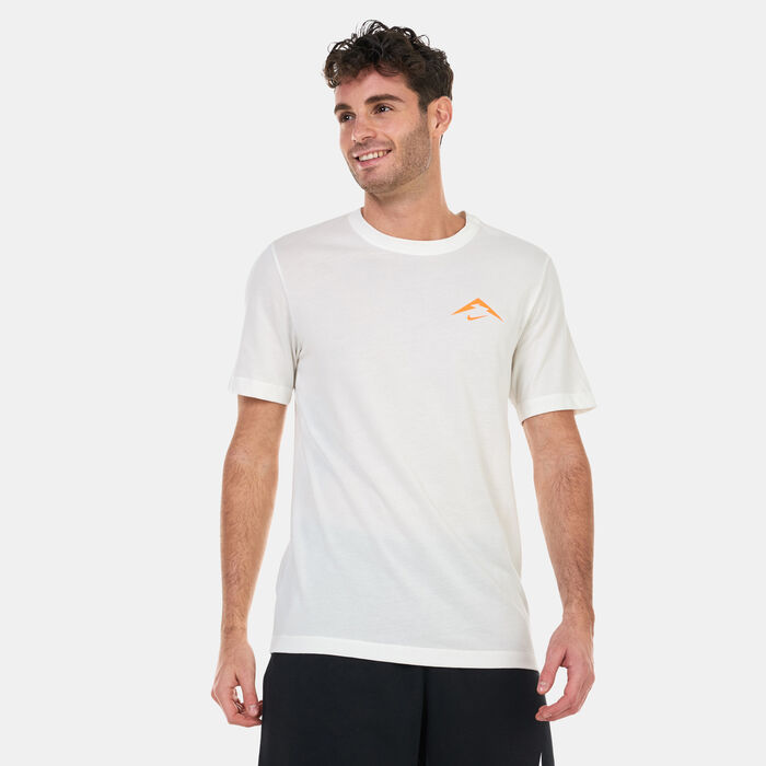 Nike Men's Dri-FIT Trail Running T-Shirt White Nike Men's Dri-FIT Trail Running T-Shirt White image number 0