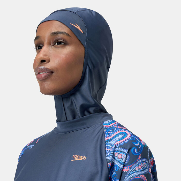 Speedo Women's Modest 3-Piece Swimming Set Blue image number 3