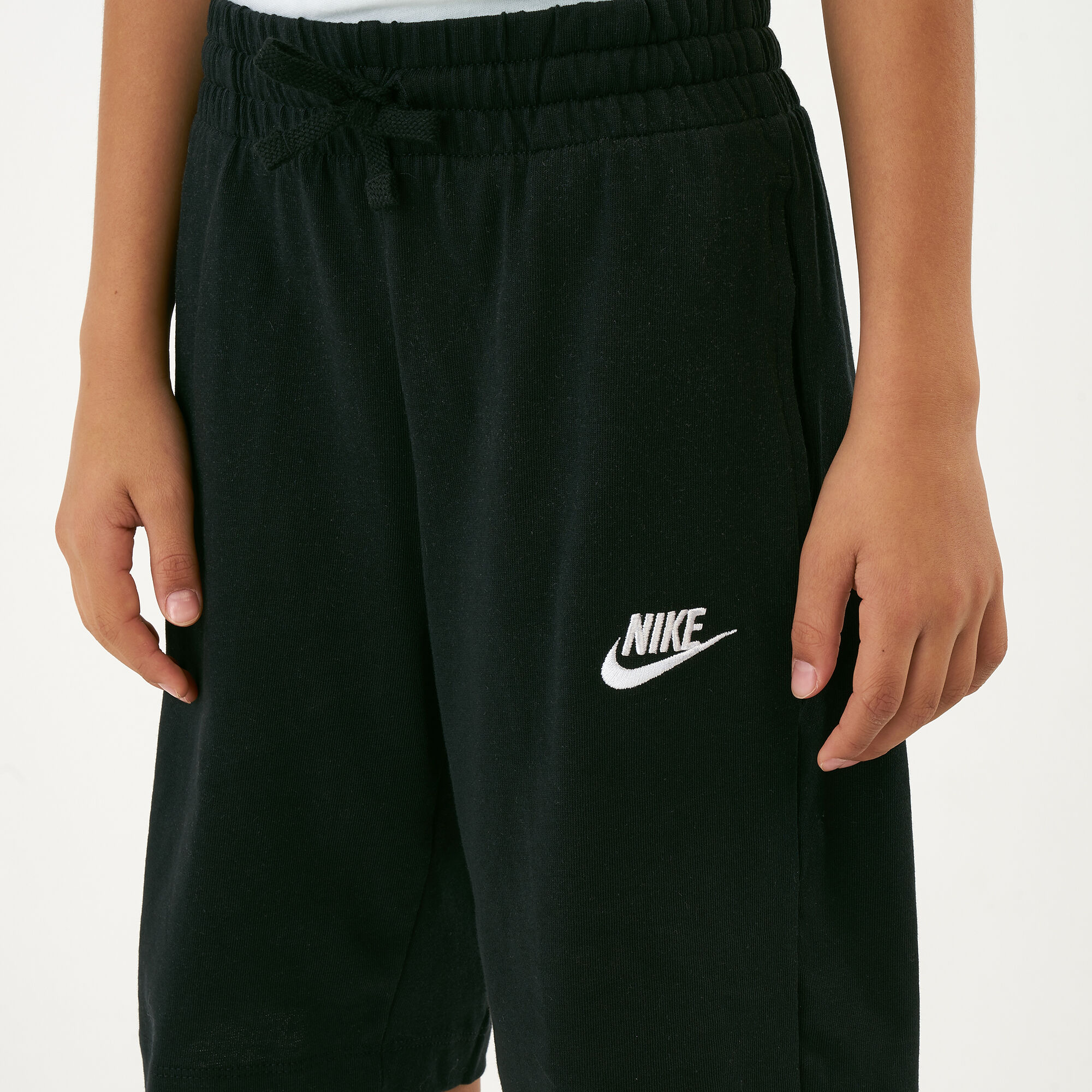 Buy Nike Kids Jersey Shorts Older Kids Black in KSA SSS