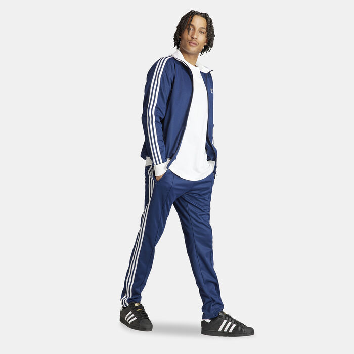 adidas Originals Men's Adicolor Classics Beckenbauer Track Top Blue adidas Originals Men's Adicolor Classics Beckenbauer Track Top Blue image number 2