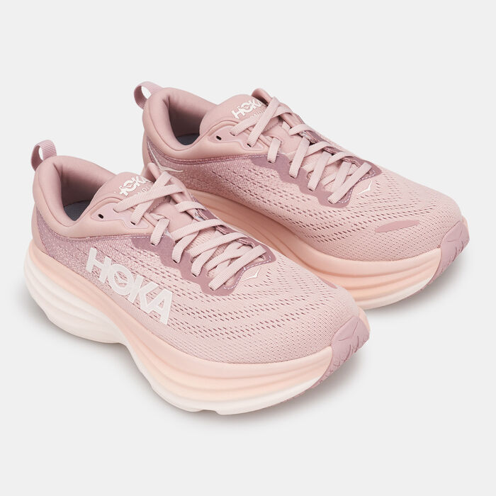 HOKA Women's Bondi 8 Running Shoe Pink HOKA Women's Bondi 8 Running Shoe Pink image number 2