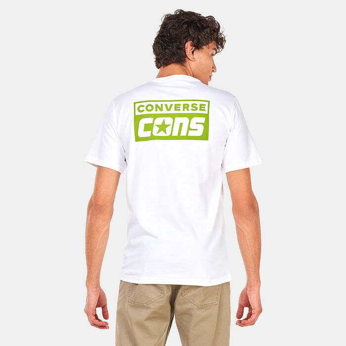Converse Men's CONS Graphic T-Shirt White Converse Men's CONS Graphic T-Shirt White image number 1