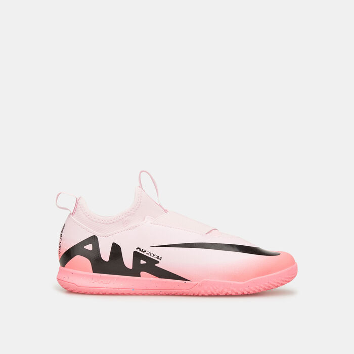 Nike Kids' Mercurial Vapor 15 Academy Indoor Court Football Shoes (Younger and Older Kids) Pink image number 0