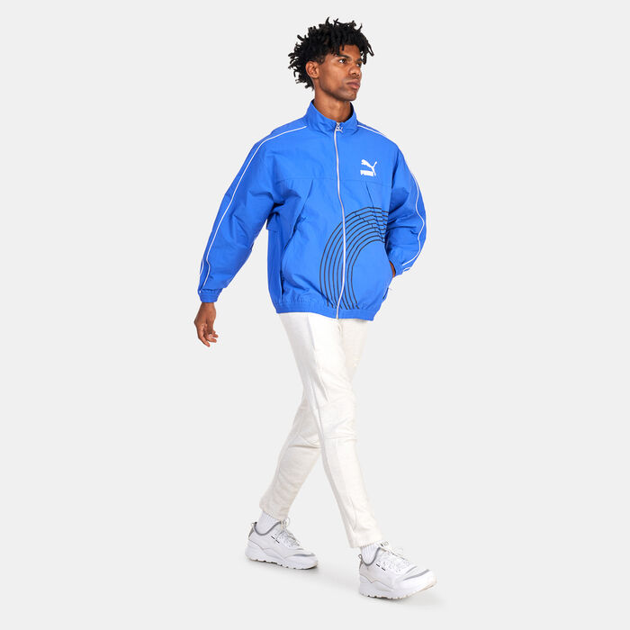 PUMA Men's Track Meet T7 Track Jacket Blue PUMA Men's Track Meet T7 Track Jacket Blue image number 2