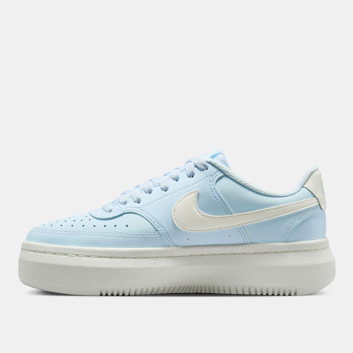 Nike Women's Court Vision Alta Shoes Blue Nike Women's Court Vision Alta Shoes Blue image number 2