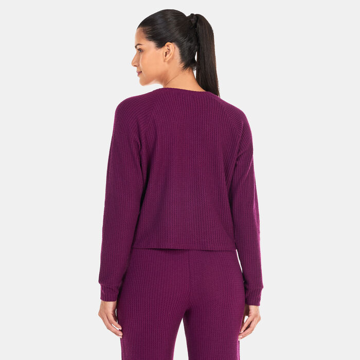 BEYOND YOGA Women's Free Style Pullover Purple BEYOND YOGA Women's Free Style Pullover Purple image number 1