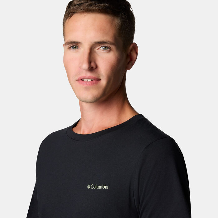 Columbia Men's Rapid Ridge Back Graphic T-Shirt Black Columbia Men's Rapid Ridge Back Graphic T-Shirt Black image number 4