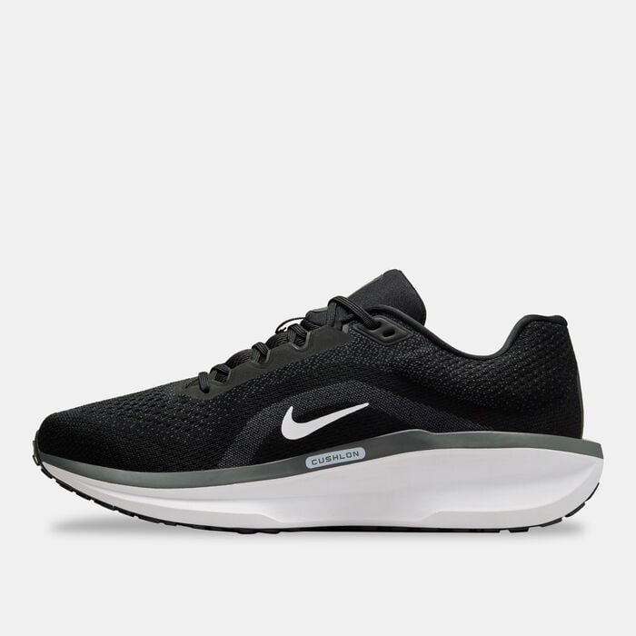 Nike Men's Winflo 11 Road Running Shoes Black Nike Men's Winflo 11 Road Running Shoes Black image number 2