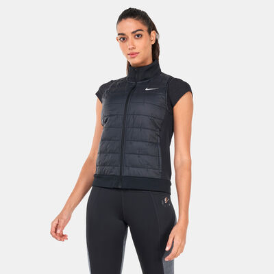 Nike Women's Therma-FIT Synthetic-Fill Running Gilet Black
