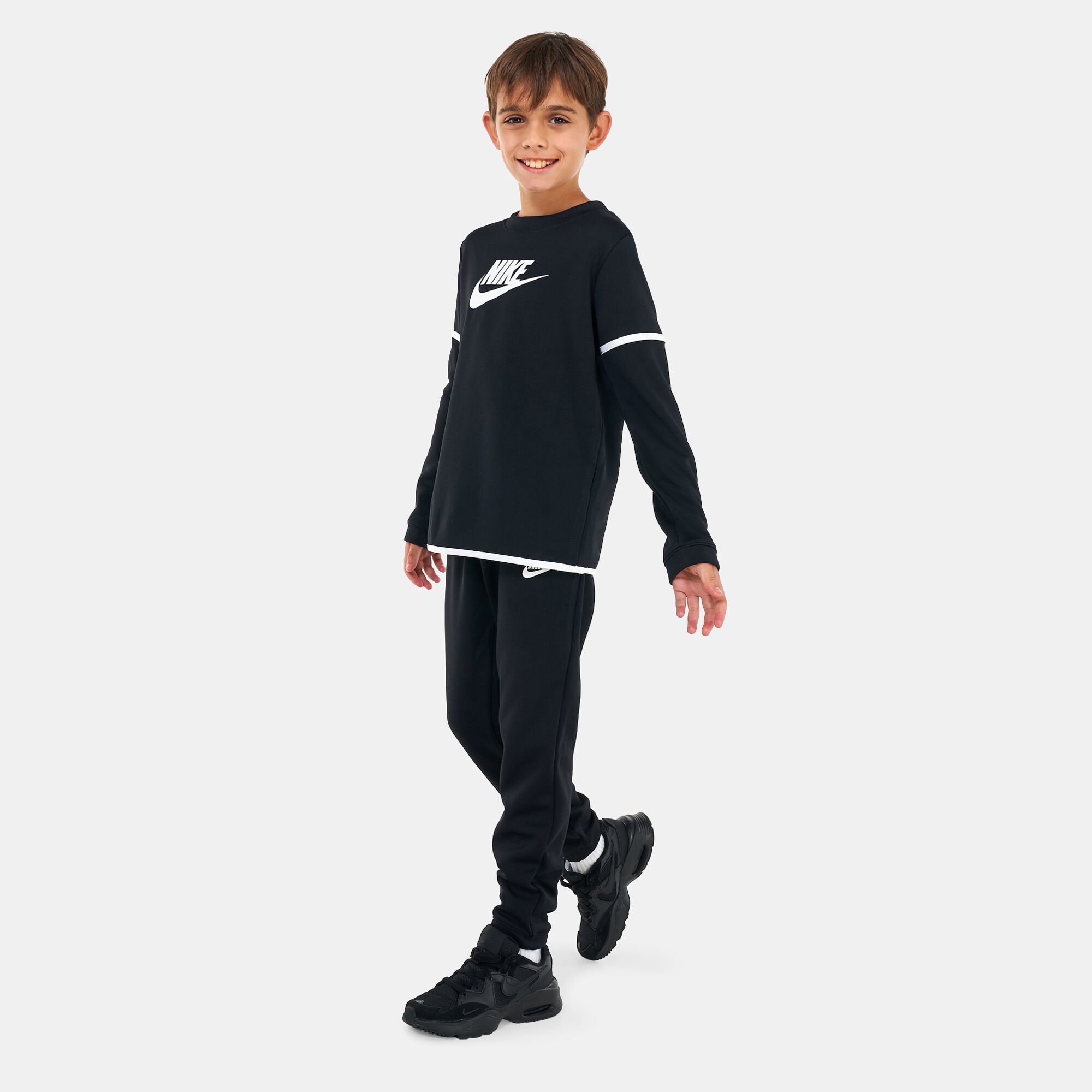 Kids Sportswear Futura Poly Tracksuit Older Kids Black Nike in KSA SSS