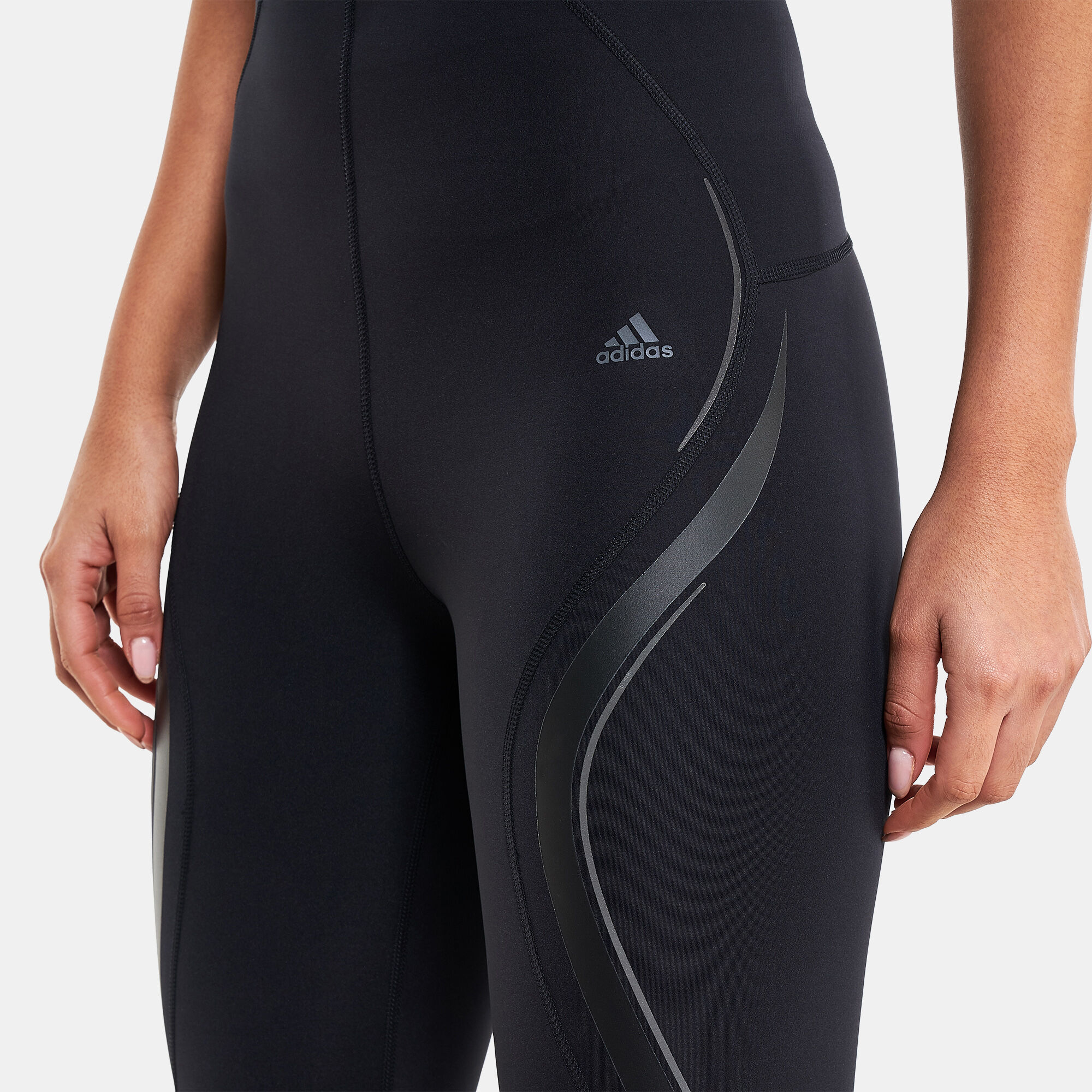 Buy Adidas Black Fitted Ask 7/8 P H.Rdy Tights for Women Online @ Tata CLiQ