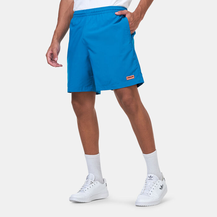 adidas Originals Men's Adventure Woven Shorts Blue adidas Originals Men's Adventure Woven Shorts Blue image number 1