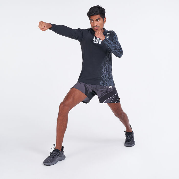 Venum Men's x UFC Authentic Fight Week Long Sleeves T-Shirt Black image number 2