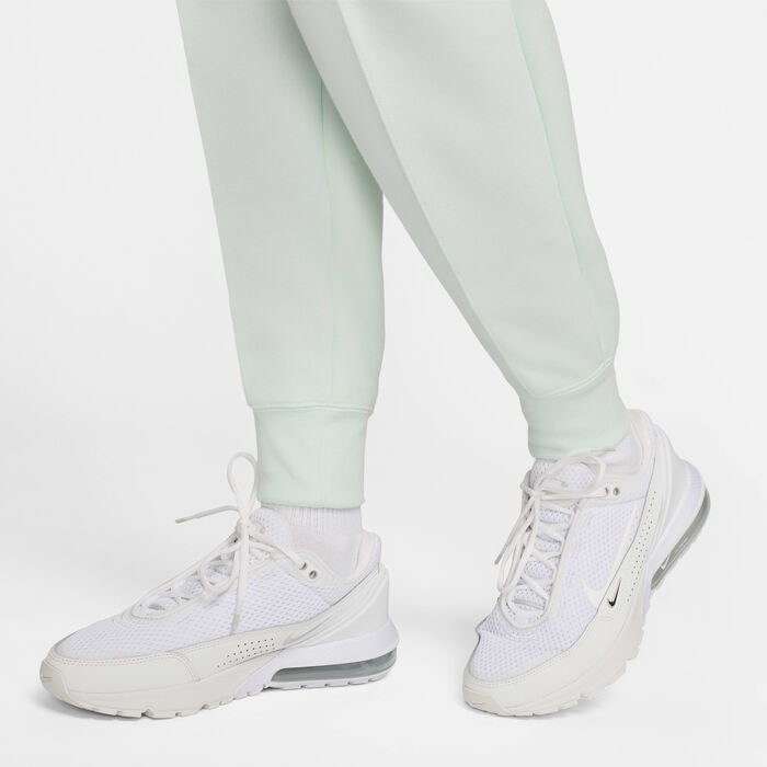 Nike Women's Sportswear Tech Fleece Mid-Rise Joggers Green Nike Women's Sportswear Tech Fleece Mid-Rise Joggers Green image number 6