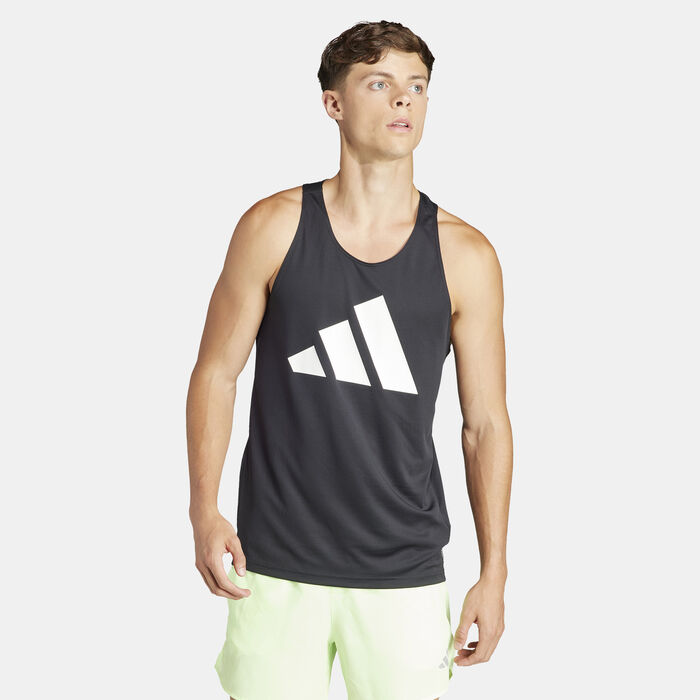 adidas Men's Run It Tank Top Black adidas Men's Run It Tank Top Black image number 0