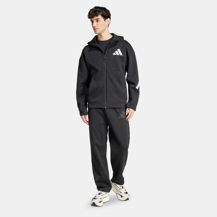 adidas Men's Z.N.E. Open-Hem Pants Black image number 2