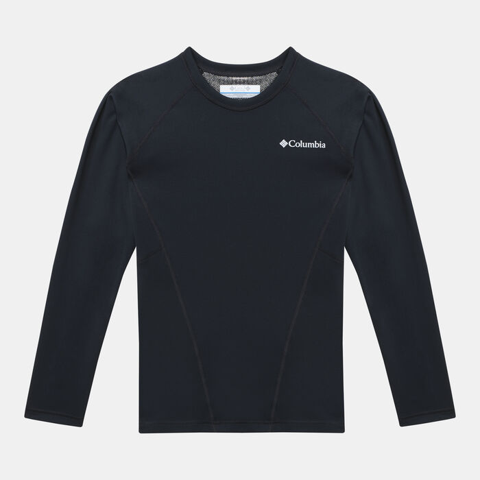 Columbia Kids’ Midnight Crew 2 Long Sleeve T-Shirt Black image number 0