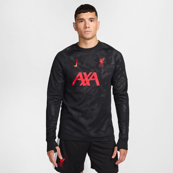 Nike Men's Liverpool Academy Pro Third Dri-FIT Long-Sleeve Top Grey Nike Men's Liverpool Academy Pro Third Dri-FIT Long-Sleeve Top Grey image number 0