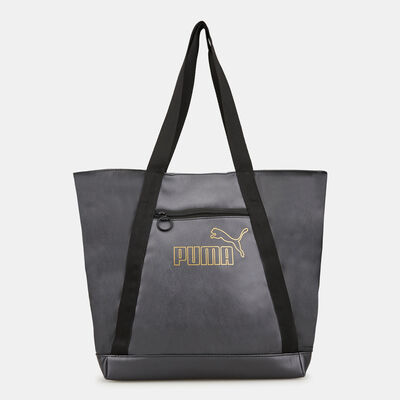 PUMA Women's Core Up Large Shopper Bag Black PUMA Women's Core Up Large Shopper Bag Black