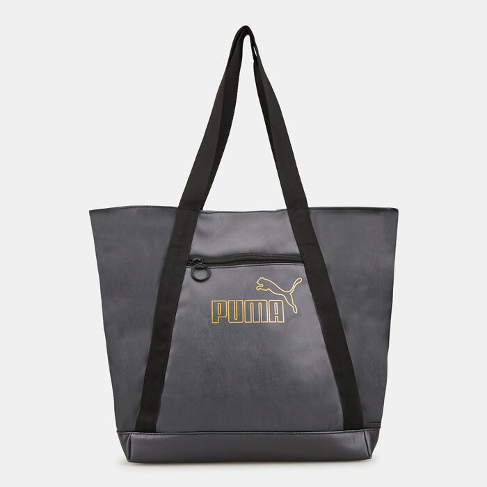 PUMA Women's Core Up Large Shopper Bag Black PUMA Women's Core Up Large Shopper Bag Black image number 0