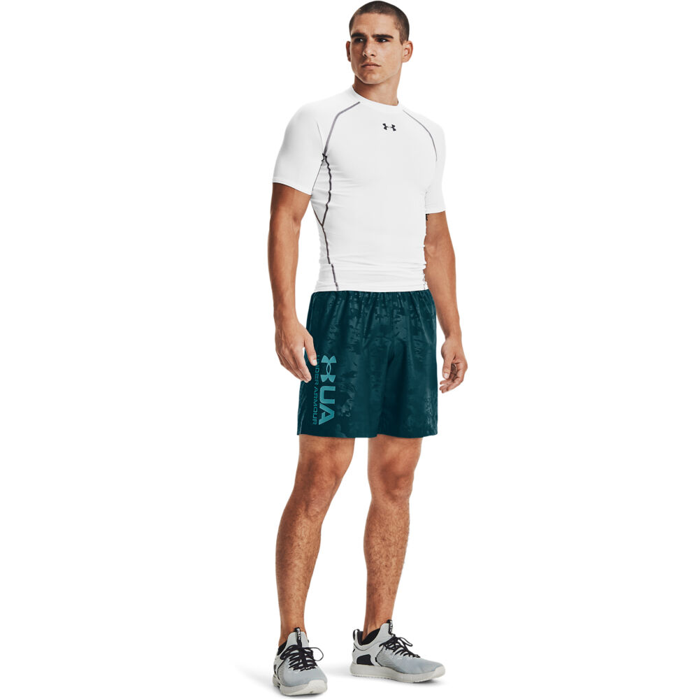 Men's ua woven sale graphic emboss shorts