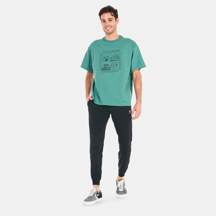 Converse Men's Sensory Graphic T-Shirt Green Converse Men's Sensory Graphic T-Shirt Green image number 2