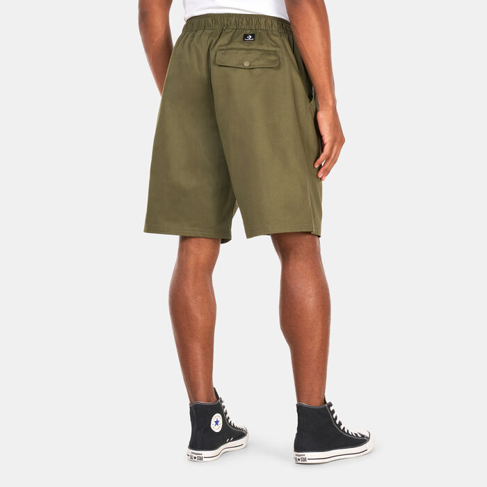 Converse Men's Woven Shorts Green Converse Men's Woven Shorts Green image number 1