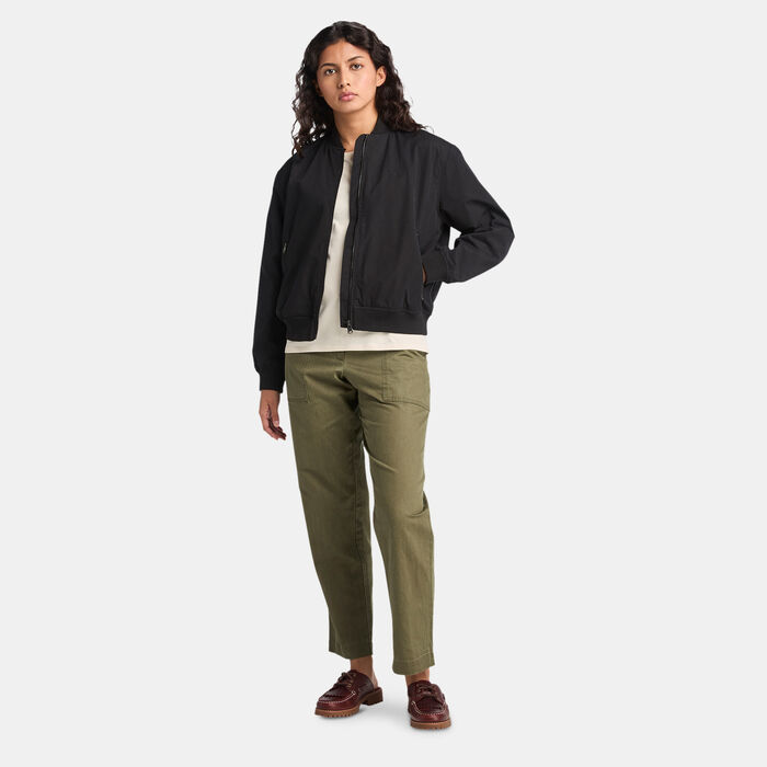 Timberland Women's Utility Bomber Jacket Black image number 2