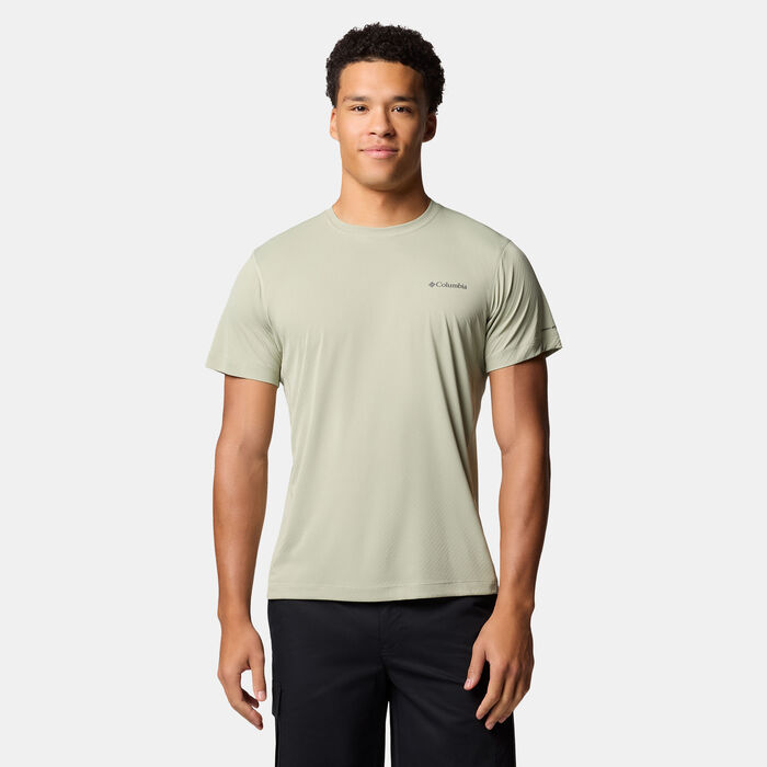 Columbia Men's Zero Rules Light Technical Hiking T-Shirt Green image number 0