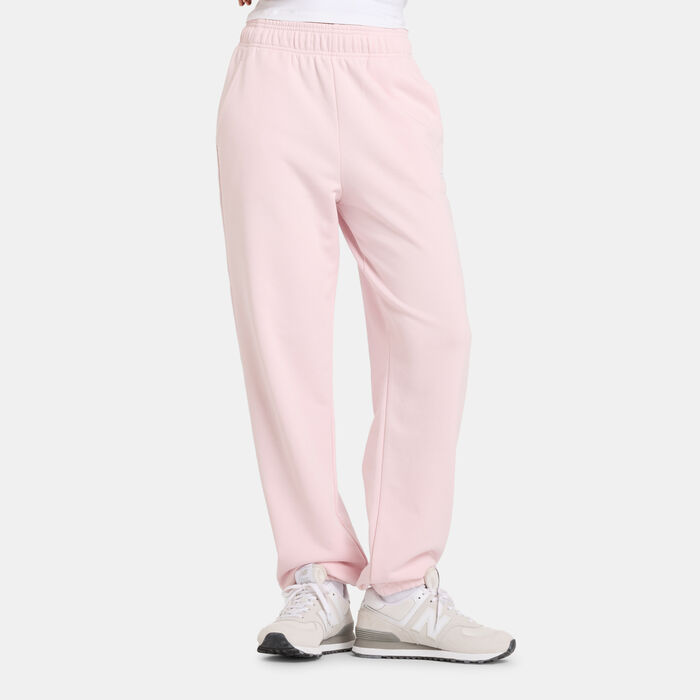 New Balance Women's Sport Essentials French Terry Sweatpants Pink image number 0